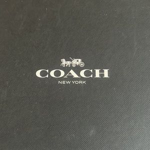 7 1/2 COACH Smoke Black casual shoe